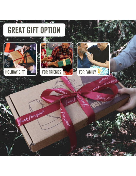 Hacha de Camping Rockygiant 28 cm, Acero Carbono, Mango Nogal Hacha de Camping Rockygiant 28 cm, Acero Carbono, Mango Nogal