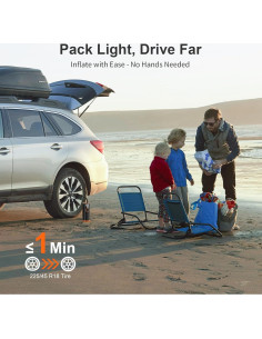 Compresor de Aire ZSX Portátil 160 PSI con Medidor LED 2