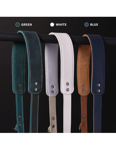 Arnés de cámara individual Padwa Lifestyle negro mate 100% cuero