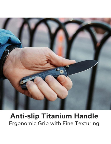 Cuchillo Plegable WeKnife WE24009-1 Azul con Hoja de 7.4 cm