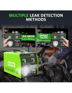 Máquina de Humo MR CARTOOL T105 Detector de Fugas 12V 2