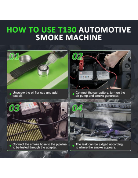 Máquina de Humo MR CARTOOL T130 12V con Medidor de Aceite