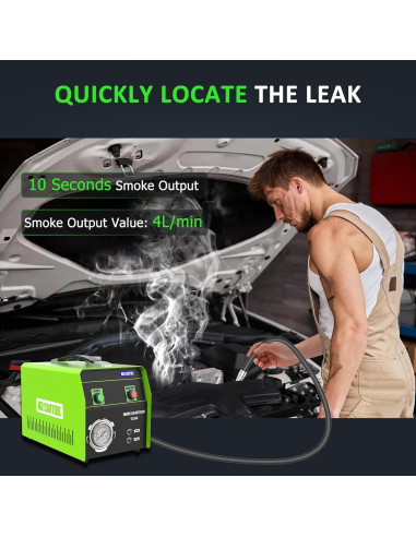 Máquina de Humo MR CARTOOL T105 Detector de Fugas 12V