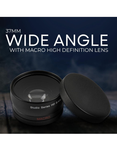 Kit de Lentes Gran Angular y Telefoto HD 37mm SSE