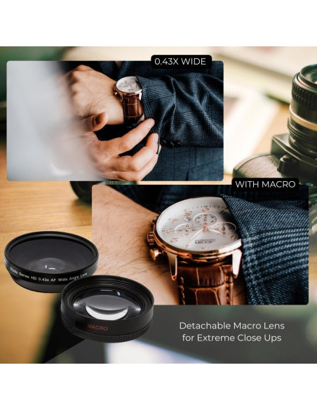 Kit de Lentes Gran Angular y Telefoto HD 37mm SSE