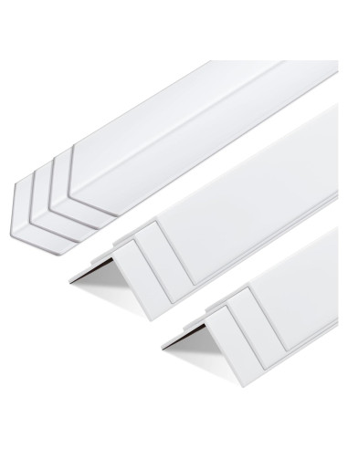 Protectores de Esquinas de Pared Sasylvia 10 Pcs Vinilo Blanco