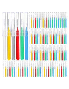 Cepillos Interdentales Patelai 100 Piezas Colores Variados