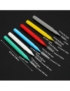 Cepillos Interdentales Patelai 100 Piezas Colores Variados 2
