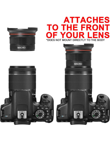 Lente Ojo de Pez Gran Angular 52mm PowerTrust para DSLR Nikon