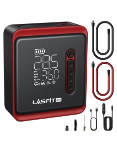Bomba de Aire Portátil LASFIT CR1 150PSI Inflación Rápida