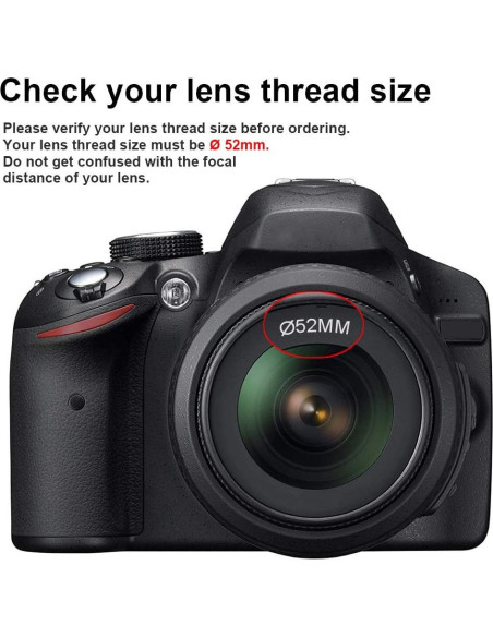 Lente Ojo de Pez Gran Angular 52mm PowerTrust para DSLR Nikon Lente Ojo de Pez Gran Angular 52mm PowerTrust para DSLR Nikon