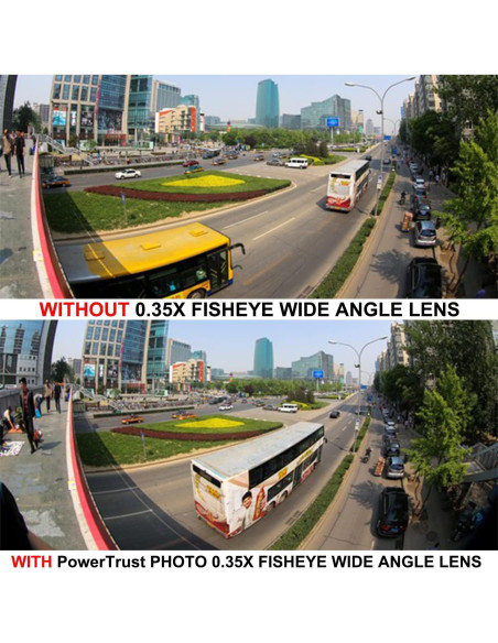 Lente Ojo de Pez Gran Angular 52mm PowerTrust para DSLR Nikon Lente Ojo de Pez Gran Angular 52mm PowerTrust para DSLR Nikon