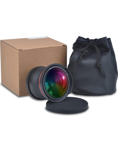 Lente Ojo de Pez Gran Angular 52mm PowerTrust para DSLR Nikon