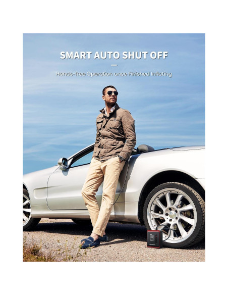 Bomba de Aire Portátil LASFIT CR1 150PSI Inflación Rápida