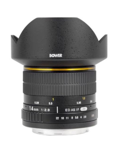 Lente Ultra Gran Angular BOWER 14mm f2.8 para Canon EF