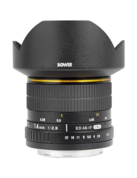Lente Ultra Gran Angular BOWER 14mm f2.8 para Canon EF Lente Ultra Gran Angular BOWER 14mm f2.8 para Canon EF