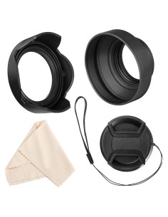 Juego de Parasoles 49mm Veatree para Lentes Canon y Sony