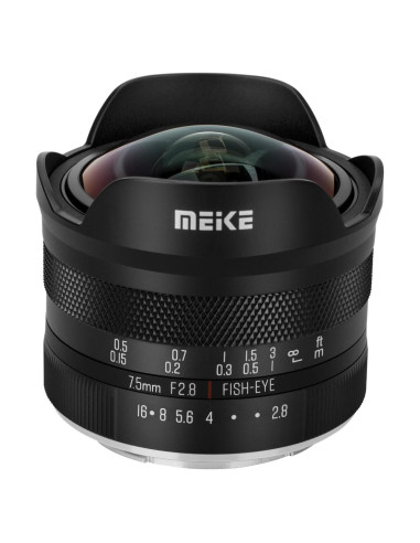 Lente Ojo de Pez Meike 7.5mm f2.8 para Sony E-Mount