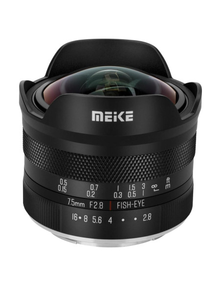 Lente Ojo de Pez Meike 7.5mm f2.8 para Sony E-Mount Lente Ojo de Pez Meike 7.5mm f2.8 para Sony E-Mount