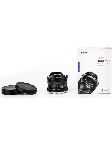 Lente Ojo de Pez Meike 7.5mm f2.8 para Sony E-Mount