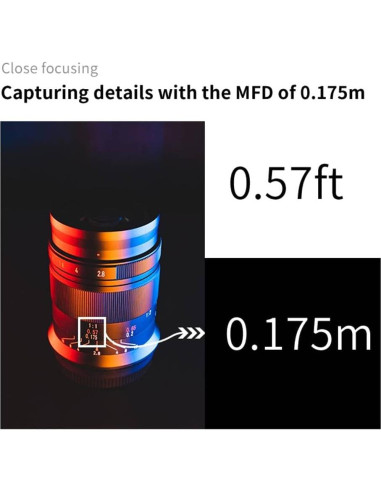 Lente Macro 60mm F2.8 7artisans para Fujifilm X - Enfoque Manual