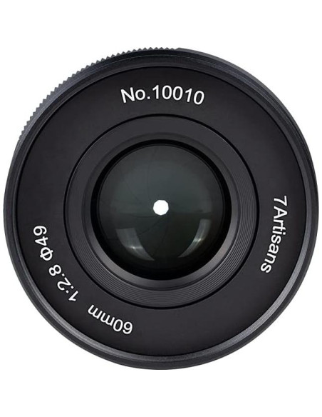 Lente Macro 60mm F2.8 7artisans para Fujifilm X - Enfoque Manual