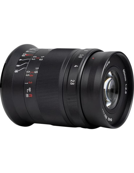 Lente Macro 60mm F2.8 7artisans para Fujifilm X - Enfoque Manual