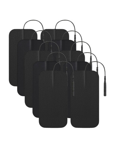 Almohadillas Electrodos TENS VOVOU 10 Pcs 5x10 cm Reutilizables