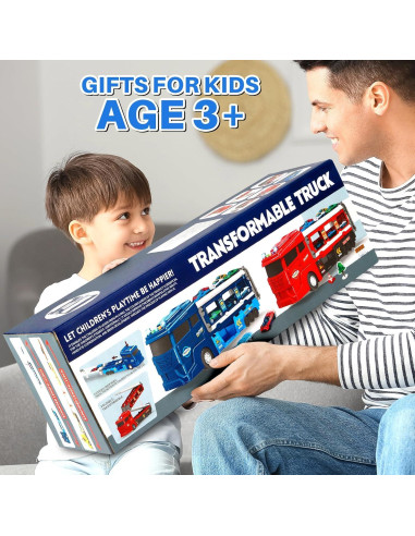 Conjunto de Pista de Carreras Camiones Transportadores ITEFDTUTNE 1.2m