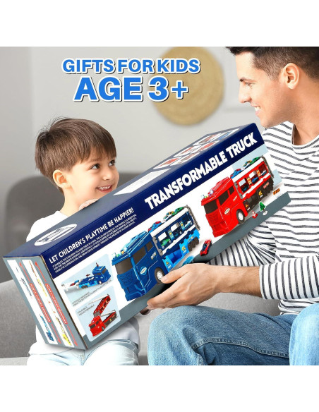 Conjunto de Pista de Carreras Camiones Transportadores ITEFDTUTNE 1.2m