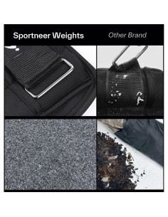 Pesas Ajustables para Tobillo Sportneer 1.8 kg Neopreno 2