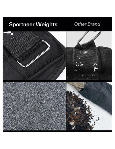Pesas Ajustables para Tobillo Sportneer 1.8 kg Neopreno