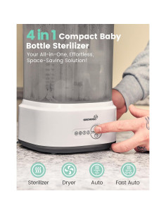 Esterilizador y Secador de Biberones Grownsy LS-BE916 Negro 2