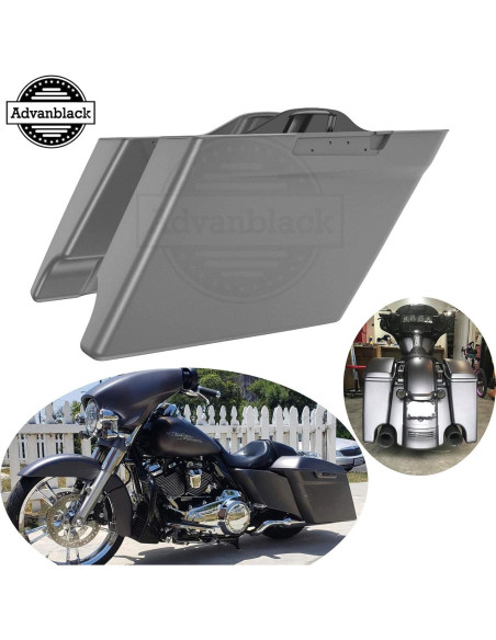 Alforjas extendidas para motocicleta Harley Davidson 2014+