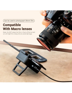 Kit Luz LED Digitalización Diapositivas JJC 10 Niveles Brillo 2