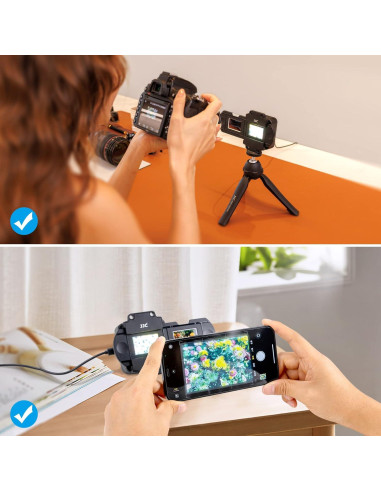 Kit Luz LED Digitalización Diapositivas JJC 10 Niveles Brillo