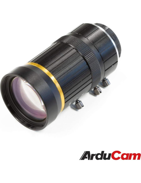 Lente Zoom Arducam 8-50mm C-Mount para Raspberry Pi HQ