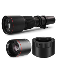 Lente Telefoto 500-1000mm Manual Commander para Canon M