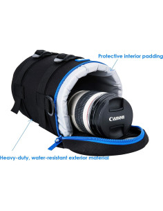 Funda de lente JJC DLP-5II resistente al agua para Canon y Nikon 2