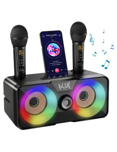 Máquina de Karaoke SINWE SK317 con 2 Micrófonos Inalámbricos