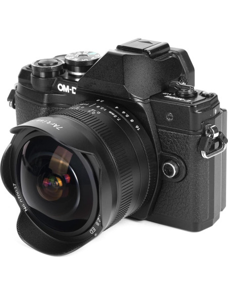 Lente Fisheye 7artisans 7.5mm F2.8 II para Montura M4/3