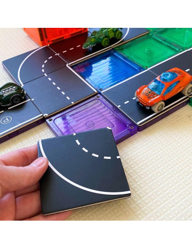 Toppers de Carretera Aprender y Crecer 40 Piezas Magnéticos