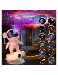Proyector de Galaxia Astronauta XeeFeel 12 en 1 HD 360