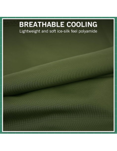 Paquete de 2 Balaclavas Refrigerantes UV Shiesty - Verde Militar y Azul Marino 2