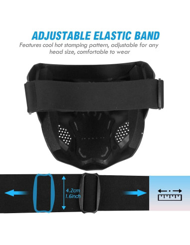 Máscara de Gafas de Calavera Outamateur UV para Motocicleta