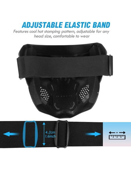 Máscara de Gafas de Calavera Outamateur UV para Motocicleta