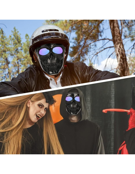 Máscara de Gafas de Calavera Outamateur UV para Motocicleta