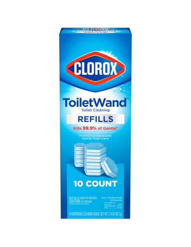 Recargas de limpieza para inodoro Clorox ToiletWand 10 unidades