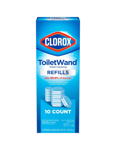 Recargas de limpieza para inodoro Clorox ToiletWand 10 unidades