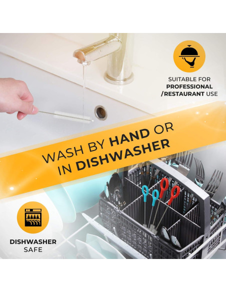 Juego de 4 Cepillos Limpiadores Buenalife - Acero Inoxidable, Multiusos